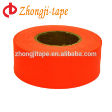 fluorescent orange flagging tape